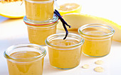 Honeydew melon jam with vanilla