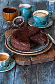 Flourless chocolate cake