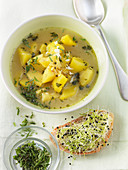 Potato and parsnip soup