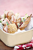 Sandwiches in container