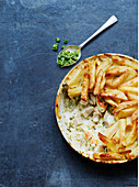 Fish and chip pie