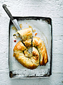 Turkey twist pie with ricotta