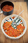 Empanadas de sardinas (Brot mit Sardinen-Paprika-Füllung, Spanien)