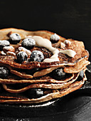 Pancakes with blueberries