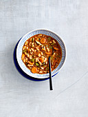 Hearty cannellini chilli with harissa