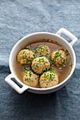 Swabian-Bavarian liver dumpling soup