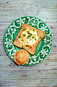 Egg in a nest (fried egg in toast)