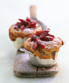 Rhubarb pastries