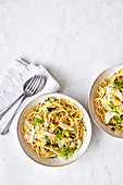 Fennel spaghetti with parmesan