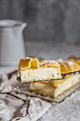 Karpatka (choux pastry cake with vanilla pudding, Poland)