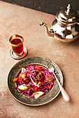 Orientalischer Rotkohlsalat