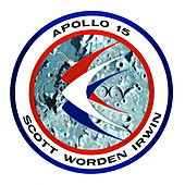 Apollo 15 mission badge,1971