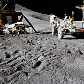 Apollo 15 lunar surface exploration,July 1971