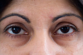 Close up of a pair of woman's eyes