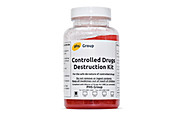 Controlled drug destruction kit