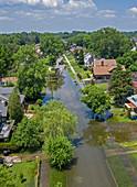 Flooding,Detroit,USA