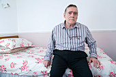 Man with Alzheimer's Disease in nursing home