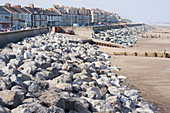 Sea defences,Withernsea,East Yorkshire,UK