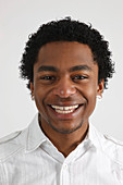 Portrait of black young man