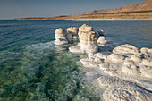 Salt crystallization,Dead Sea,Israel