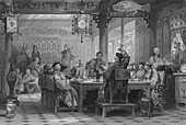 Dinner Party at a Mandarins House, 1843