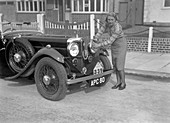 Kitty Brunell, winner, RAC Rally, March 1933