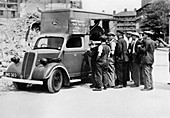 Ford E83W 10cwt Emergency food van in London World War 2