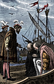The King Visits Vasco da Gama, 1904