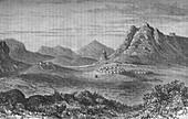 Thaba Bosigo, the Stronghold of the Basutos, c1880