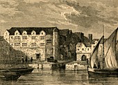 Bridewell in 1666, illustration