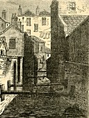The Fleet Ditch, from the Red Lion, c1872