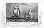 Royal Navy fleet in the Baltic, 1857