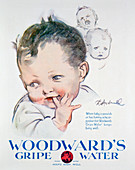 Advert for Woodward's Gripe Water, 1925