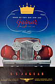Advert for the Jaguar SS car, 1937