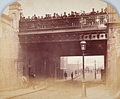 Shoe Lane Bridge, City of London, 1869