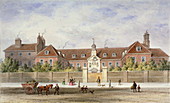 Grey Coat Hospital, Tothill Fields, London, c1840