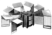 Applegath's Times vertical printing machine, 1866