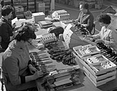 Packing chisels for dispatch, Footprint Tools, 1968