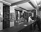 Shop counter, 1961
