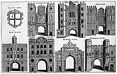 Arms and gates of the City of London, c1650