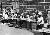 Street traders, Freetown, Sierra Leone, 20th century