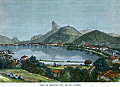 View of Botafogo Bay, Rio de Janeiro, Brazil, c1880