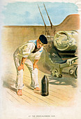 At the Breechloading Gun, c1890-c1893