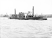 Ferry 'Gordon' on the Thames, London, c1905