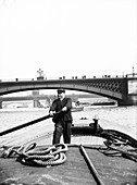 Lighter on the Thames, London, c1905