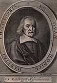 Thomas Hobbes, English philosopher, c1668