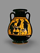 Attic black-figure pelike, 6th century BC-5th century BC