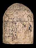 Worship of the divine cats of Re and Atum, XIXth Dynasty