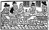 A supper party, early 17th century