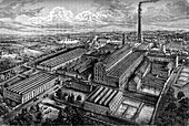 Camperdown linen works, Dundee, c1880